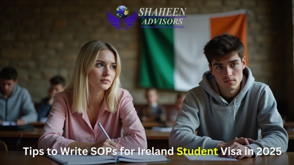 Tips to Write SOPs for Ireland Student Visa in 2025 - Shaheen Advisor - 2025