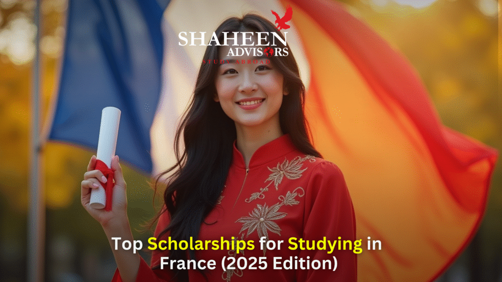 Top Scholarships for Studying in France (2025 Edition) - Shaheen Advisor - 2025